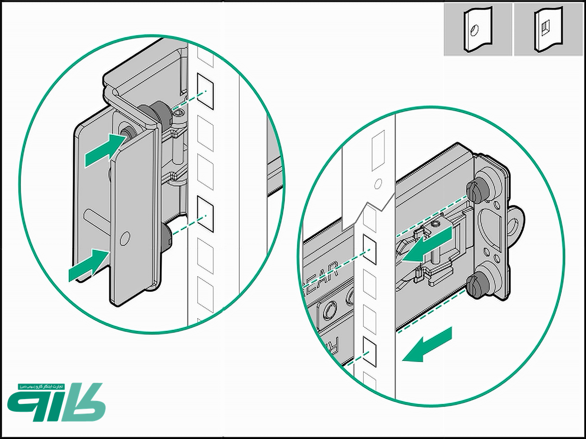 سرور DL380 Gen11 در رک دیتاسنتر