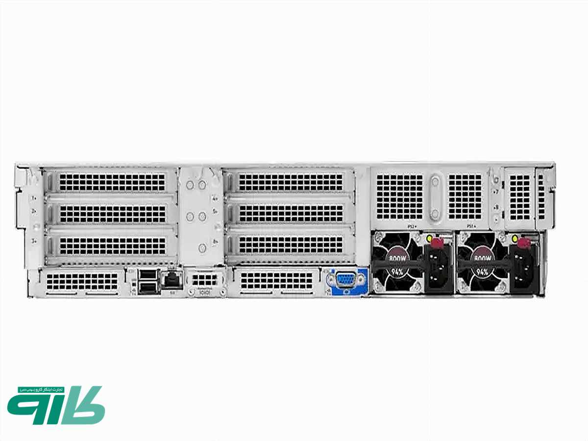 پورت های پشت سرور DL380 Gen11