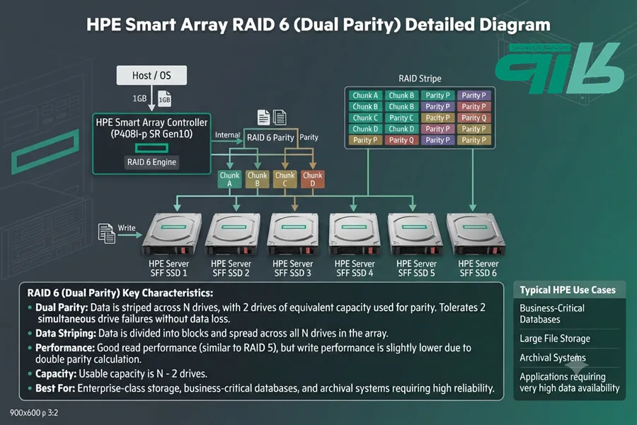 ساختار RAID 6