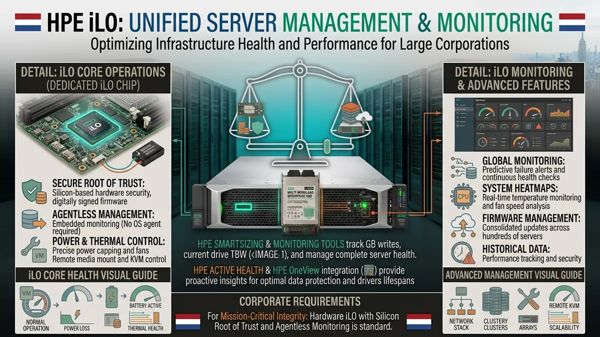 HPE iLO چیست؟ HPE iLO برای مدیریت و مانیتورینگ سرورهای HPE