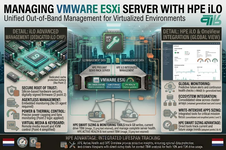 HPE iLO و VMware ESXi مدیریت سرور VMware ESXi با HPE iLO