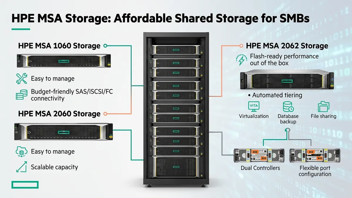 HPE MSA Storage استوریج HPE MSA