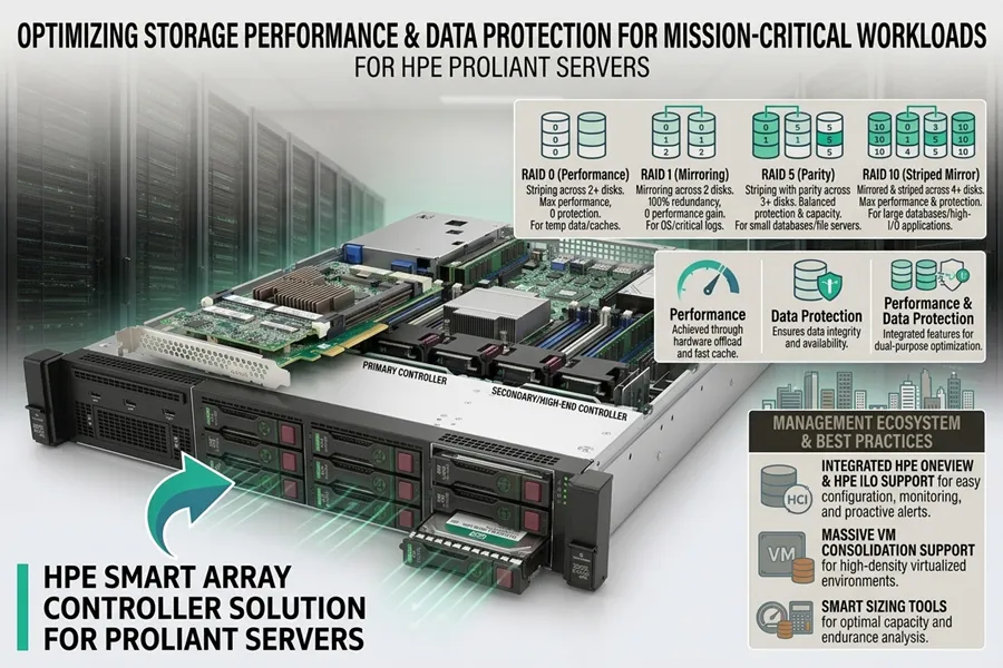 HPE Smart Array Controller HPE Smart Array Controller برای سرورهای ProLiant