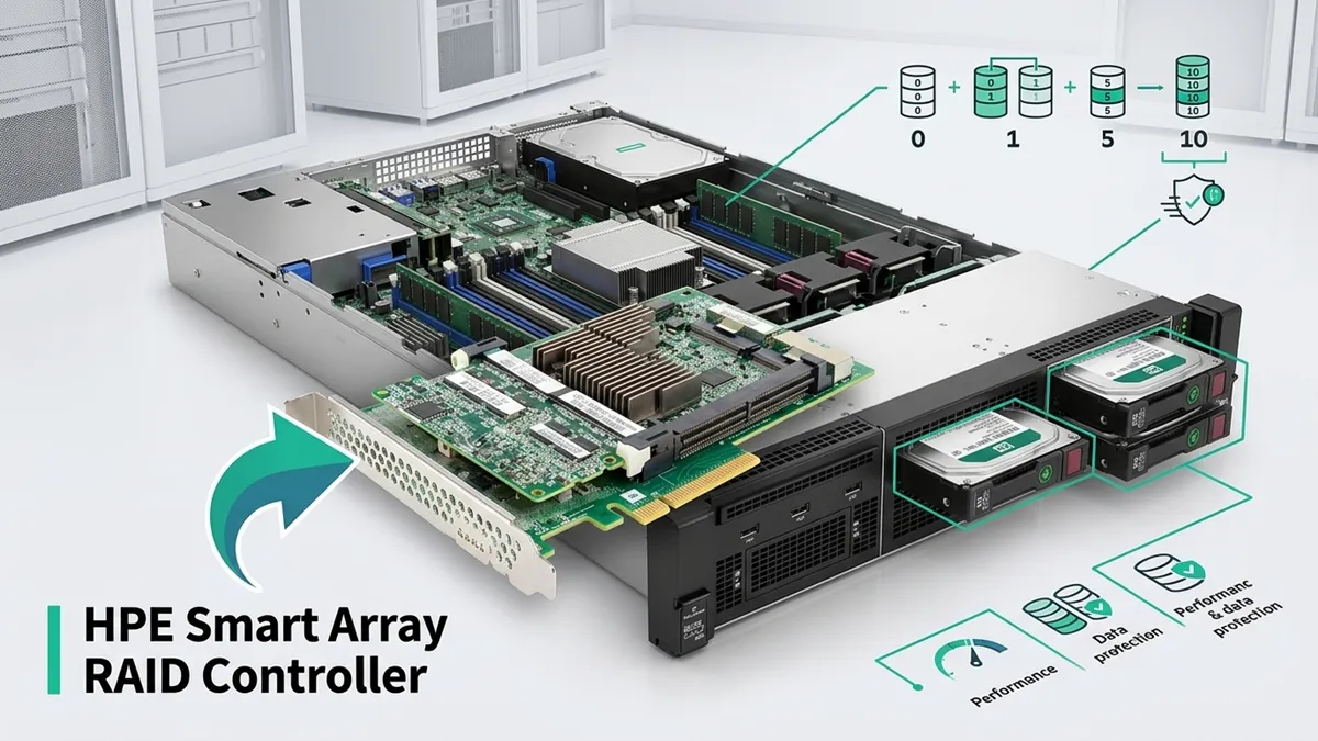 HPE Smart Array چیست؟ HPE Smart Array RAID Controller سرور HPE
