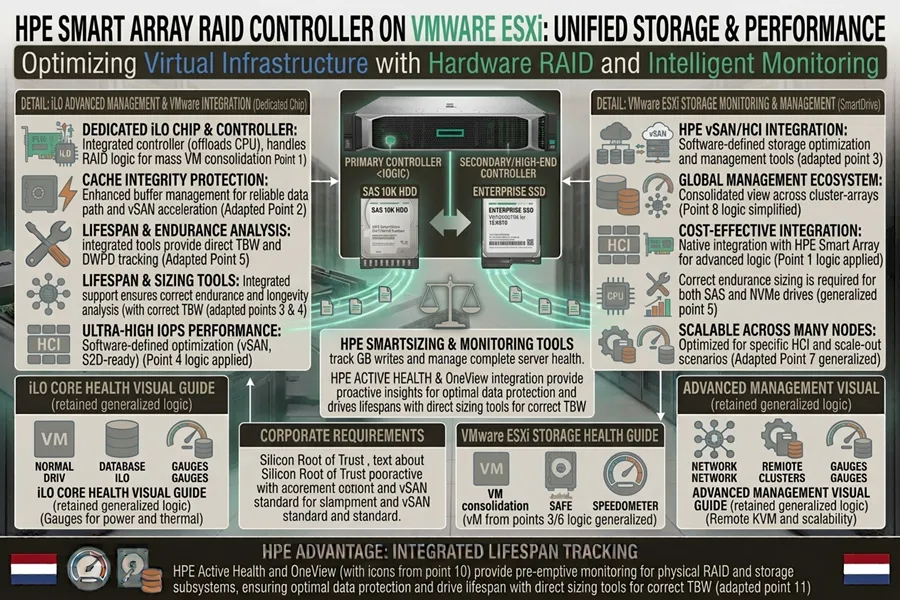 HPE Smart Array و VMware ESXi HPE Smart Array RAID Controller در VMware ESXi